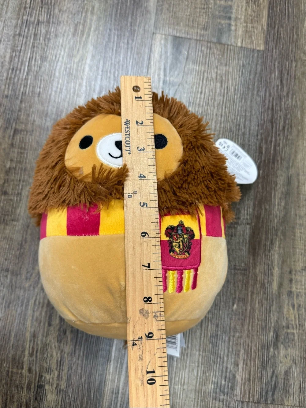 Kellytoy Squishmallows Gryffindor Lion Plush - Brown, Gold, Red with Tag